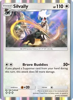 Pokémon-Karte Silvally 061/069