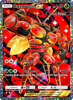 Pokémon-Karte Buzzwole ex 076/069