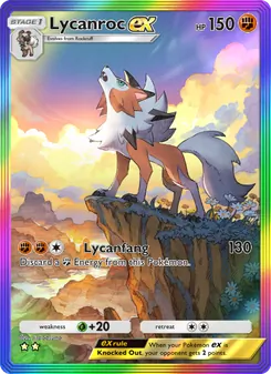 Pokémon-Karte Lycanroc ex 085/069