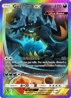 Pokémon-Karte Guzzlord ex 086/069