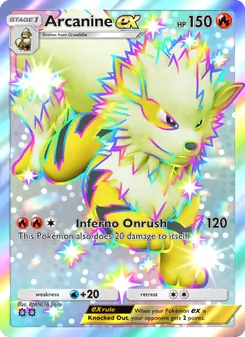 Pokémon-Karte Arcanine ex 100/069
