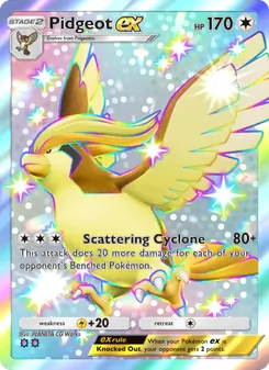 Pokémon-Karte Pidgeot ex 102/069