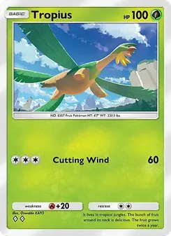 Pokémon-Karte Tropius 001/069