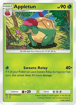Pokémon-Karte Appletun 007/069