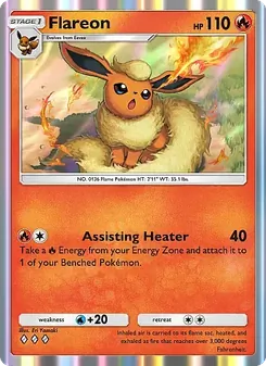 Pokémon-Karte Flareon 008/069