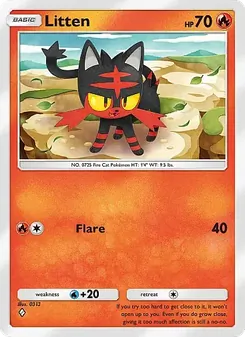Pokémon-Karte Litten 011/069