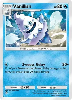 Pokémon-Karte Vanillish 019/069