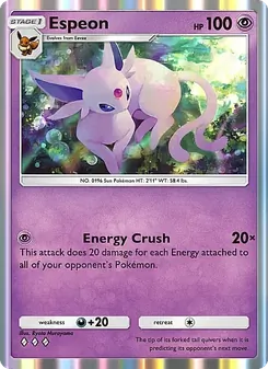 Pokémon-Karte Espeon 028/069