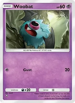 Pokémon-Karte Woobat 029/069