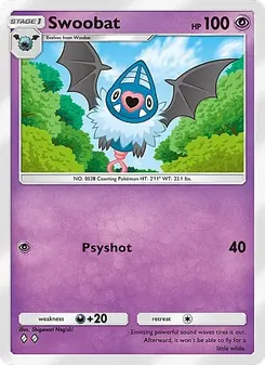 Pokémon-Karte Swoobat 030/069