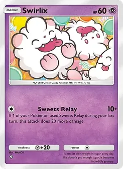 Pokémon-Karte Swirlix 031/069