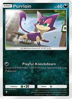 Pokémon-Karte Purrloin 045/069