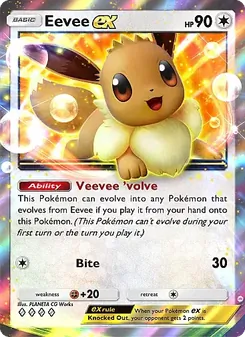 Pokémon-Karte Eevee ex 056/069