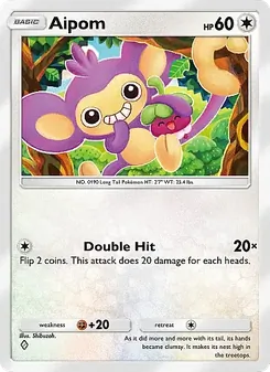 Pokémon-Karte Aipom 058/069