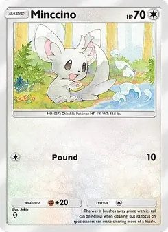 Pokémon-Karte Minccino 062/069