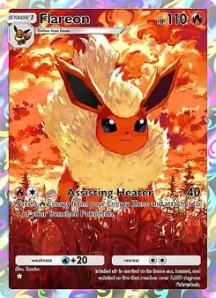 Pokémon-Karte Flareon 071/069