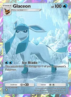 Pokémon-Karte Glaceon 073/069