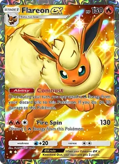 Pokémon-Karte Flareon ex 079/069