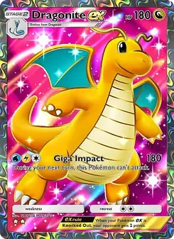 Pokémon-Karte Dragonite ex 082/069