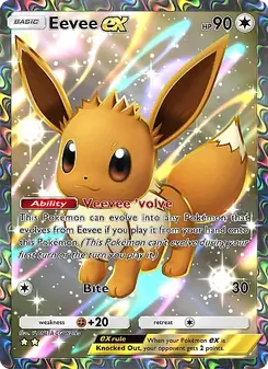 Pokémon-Karte Eevee ex 083/069