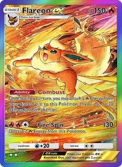 Pokémon-Karte Flareon ex 087/069