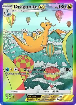 Pokémon-Karte Dragonite ex 090/069