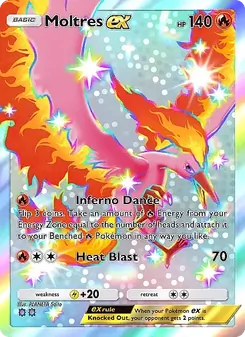 Pokémon-Karte Moltres ex 103/069