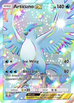 Pokémon-Karte Articuno ex 104/069