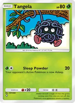 Pokémon-Karte Tangela 004/161