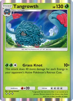 Pokémon-Karte Tangrowth 005/161