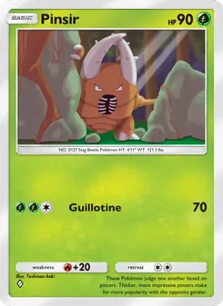 Pokémon-Karte Pinsir 007/161