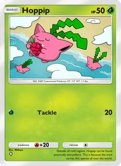 Pokémon-Karte Hoppip 013/161