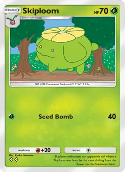 Pokémon-Karte Skiploom 014/161