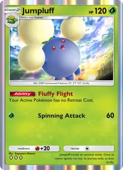 Pokémon-Karte Jumpluff 015/161