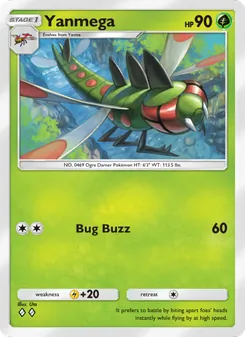 Pokémon-Karte Yanmega 019/161