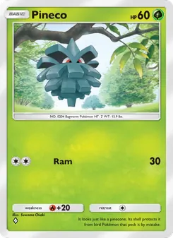 Pokémon-Karte Pineco 020/161