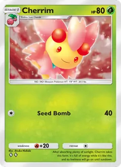 Pokémon-Karte Cherrim 024/161