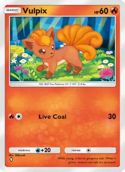 Pokémon-Karte Vulpix 025/161