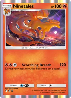 Pokémon-Karte Ninetales 026/161
