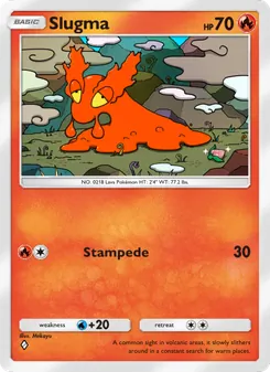 Pokémon-Karte Slugma 030/161