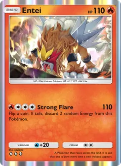 Pokémon-Karte Entei 033/161