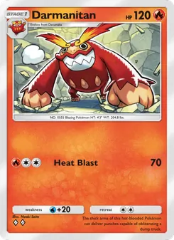 Pokémon-Karte Darmanitan 036/161
