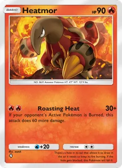 Pokémon-Karte Heatmor 037/161