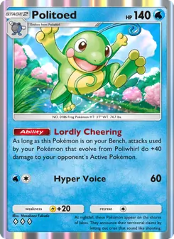 Pokémon-Karte Politoed 040/161
