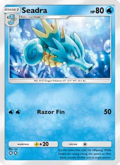 Pokémon-Karte Seadra 042/161