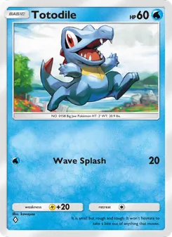 Pokémon-Karte Totodile 046/161
