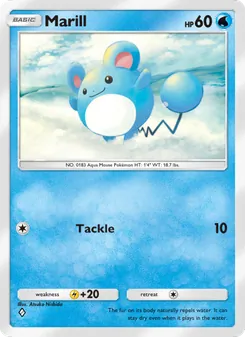 Pokémon-Karte Marill 049/161