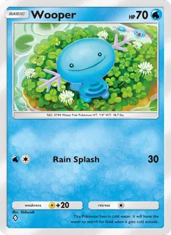 Pokémon-Karte Wooper 051/161