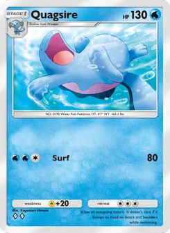 Pokémon-Karte Quagsire 052/161