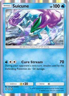 Pokémon-Karte Suicune 059/161